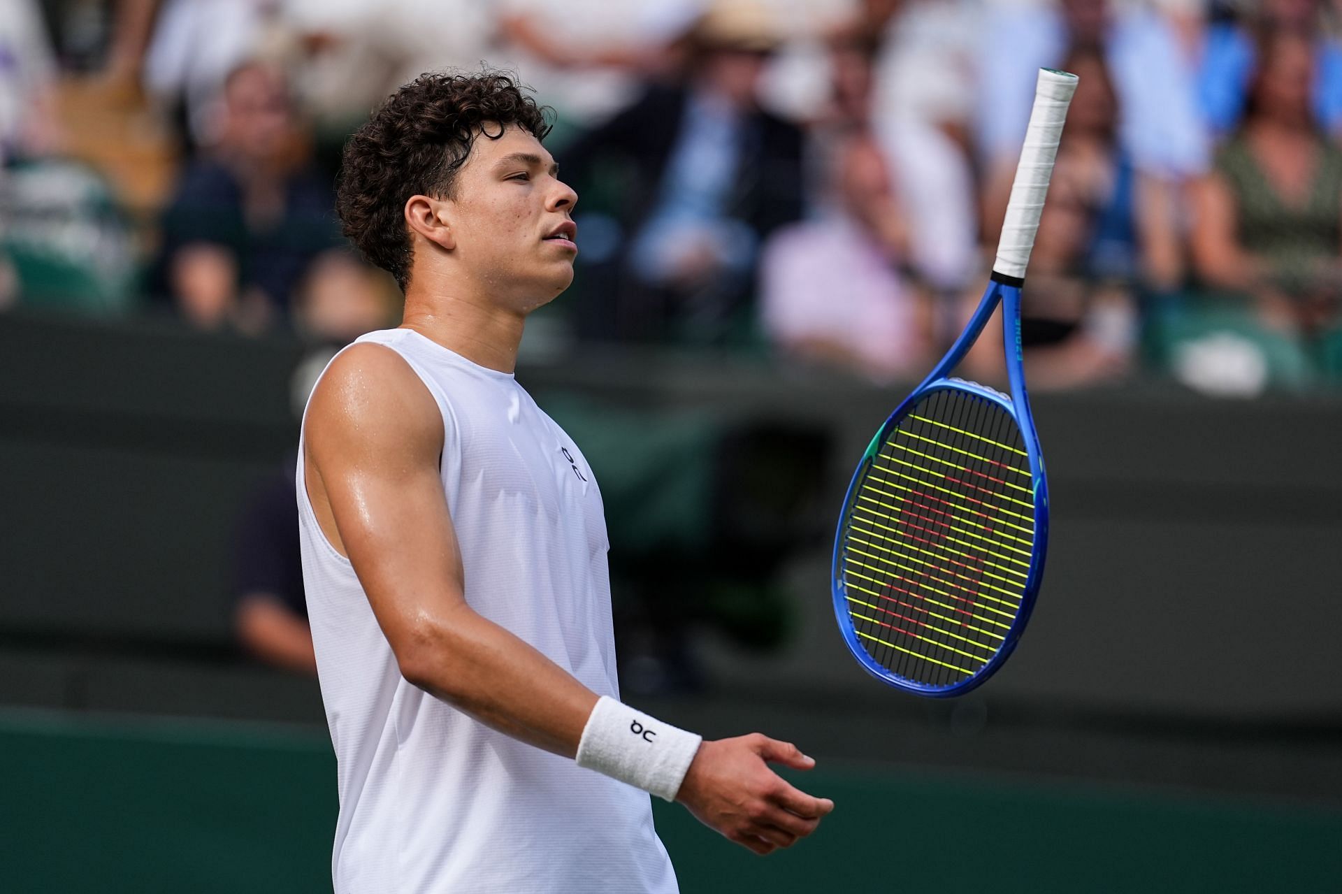 Ben Shelton pictured at the 2025 Wimbledon Championships | Image Source: Getty